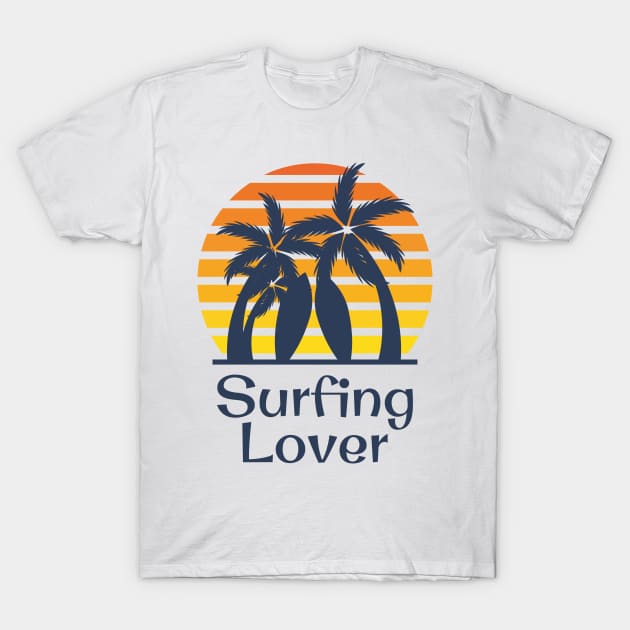 Surfing Lover T-Shirt by Cotetti